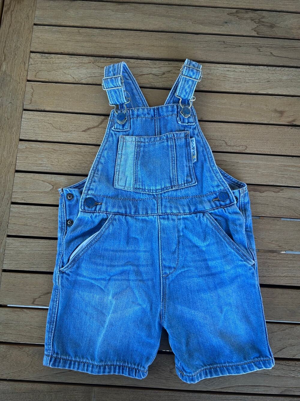 Zara denim overalls size 12-18 months